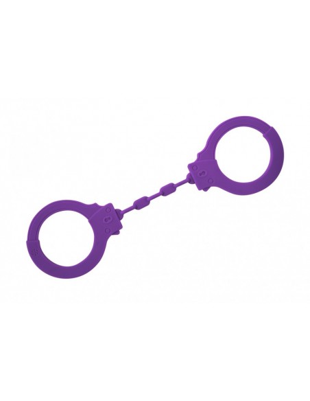 Kajdanki-Silicone Leggings Party Hard Limitation Purple - Kajdanki erotyczne - 2