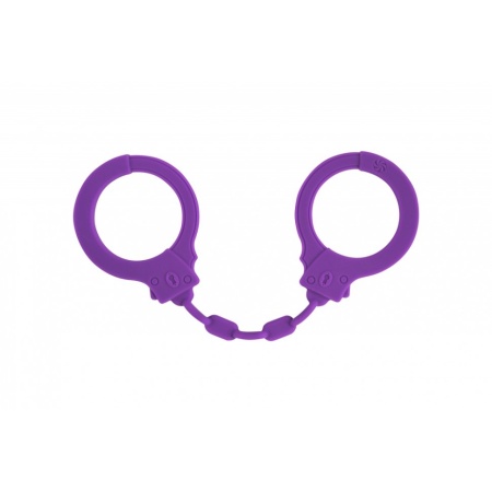 Kajdanki Silikonowe Handcuffs Party Hard Suppression Purple - 1