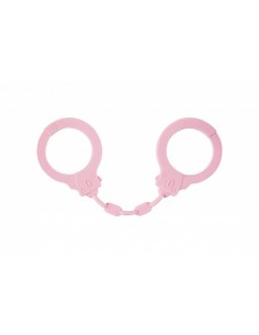Kajdanki-Silicone Handcuffs Party Hard Suppression Pink - Kajdanki erotyczne - 1