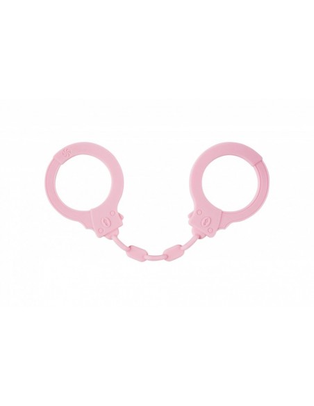 Kajdanki-Silicone Handcuffs Party Hard Suppression Pink - Kajdanki erotyczne - 1