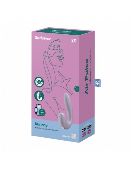 Stymulator - Sunray (Lilac) - Wibratory Bezdotykowe - 2