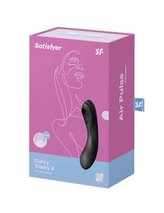 Vibrator - Curvy Trinity 4 - Wibratory Bezdotykowe - 1 2