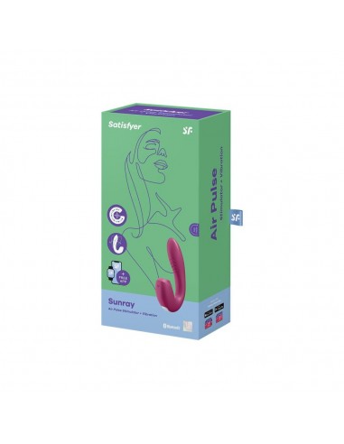 Stymulator - Sunray (Berry) - Wibratory Bezdotykowe - 1