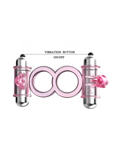 Bunny Snuggles Cock Clit Ring, 10 Vibration Functions  - Pierścienie erekcyjne wibrujące - 5