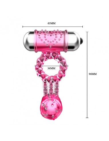 Sweet Vibration Ring, 10 Vibration Functions Vibration - Pierścienie erekcyjne wibrujące - 4