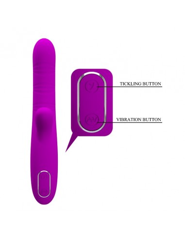 PRETTY LOVE - Angelique, 12 vibration functions 4 tickling functions  - Wibratory Punktu G - 8