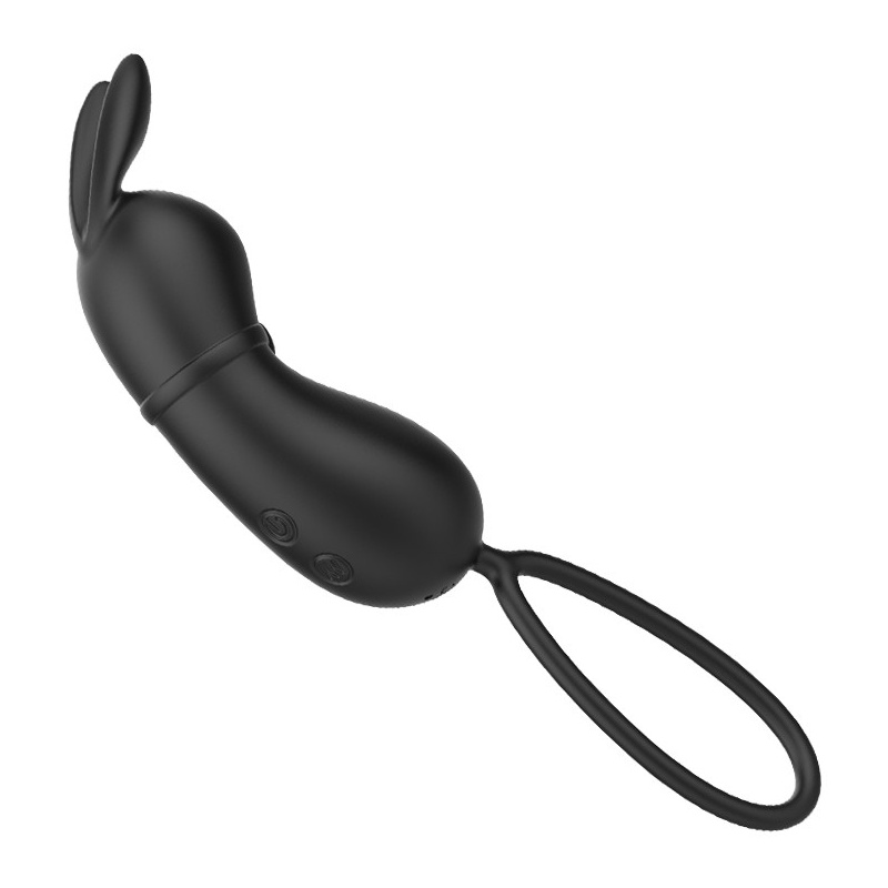 Wibrator punktowy Rosalie z końcówką w kształcie uszu królika, 15,5 cm - 3