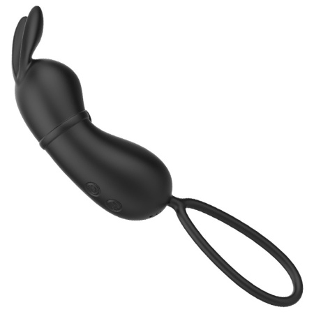Wibrator punktowy Rosalie z końcówką w kształcie uszu królika, 15,5 cm - 3
