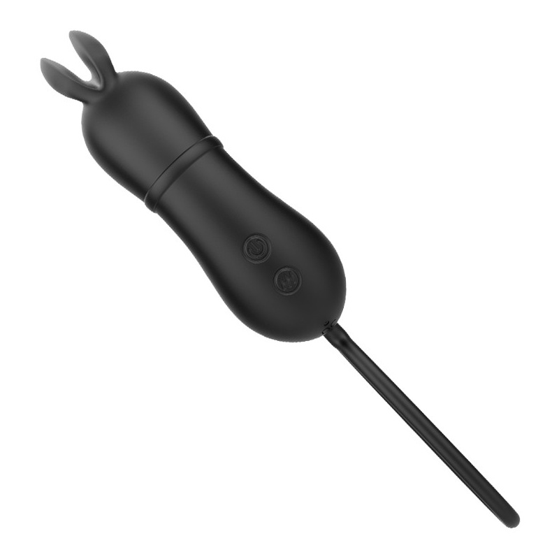 Wibrator punktowy Rosalie z końcówką w kształcie uszu królika, 15,5 cm - 4