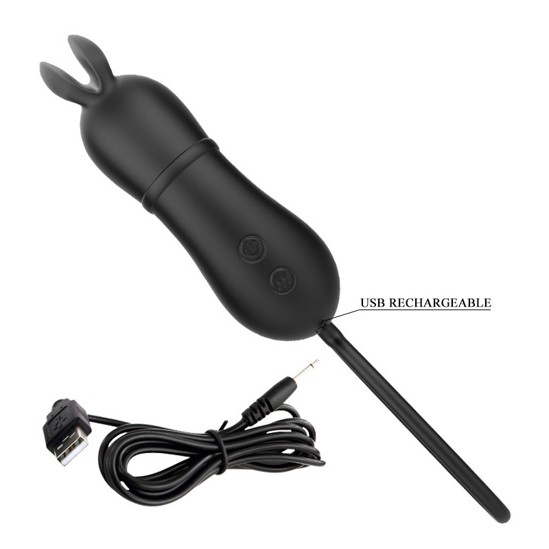 Wibrator punktowy Rosalie z końcówką w kształcie uszu królika, 15,5 cm - 8