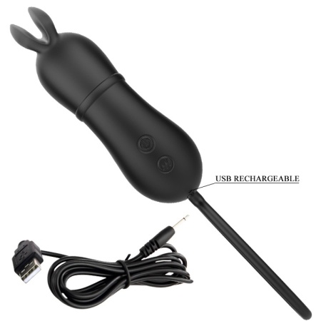 Wibrator punktowy Rosalie z końcówką w kształcie uszu królika, 15,5 cm - 8