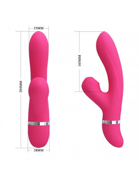 Pretty Love - Willow, 7 Vibration Functions 4 Sucking Functions  - Wibratory Króliczki - 9