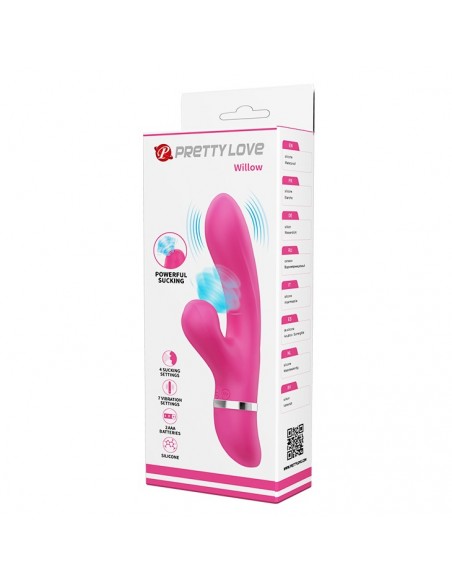 Pretty Love - Willow, 7 Vibration Functions 4 Sucking Functions  - Wibratory Króliczki - 10