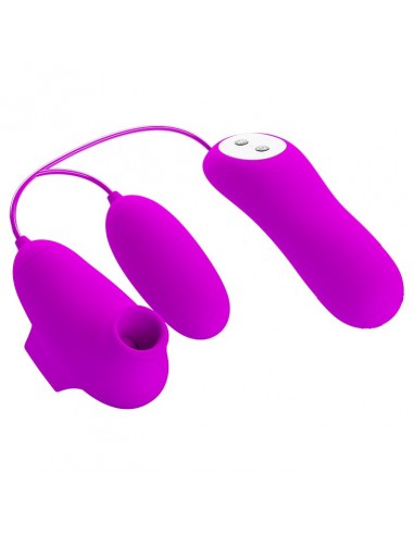 PRETTY LOVE - SUCTION / VIBRO-BULLETS, 12 vibration functions 12 sucking functions - Kulki Gejszy i Jajeczka Wibrujące - 5