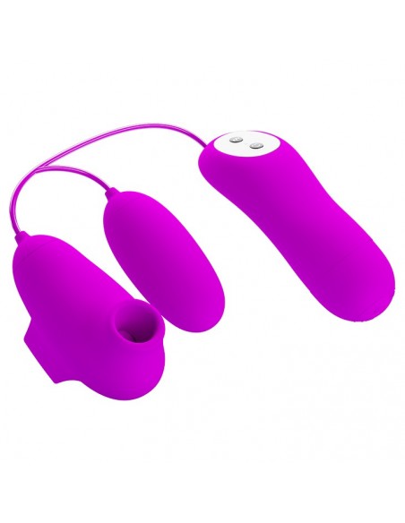 PRETTY LOVE - SUCTION / VIBRO-BULLETS, 12 vibration functions 12 sucking functions - Kulki Gejszy i Jajeczka Wibrujące - 5