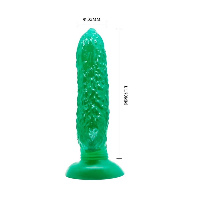 Dildo Passionate Fruit z przyssawką 17 cm - 5