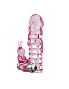 BAILE - ULTIMATELOVE SLEEVE, 10 vibration functions - Przedłużki i nakładki na penisa - 1