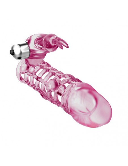 BAILE - ULTIMATELOVE SLEEVE, 10 vibration functions - Przedłużki i nakładki na penisa - 3