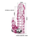 Nakładka na penisa Ultimatelove Sleeve z wibracjami, 18 cm - 6