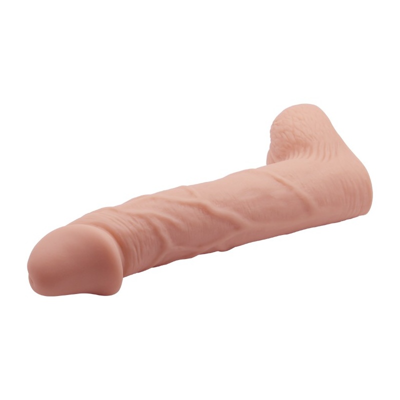 Nakładka przedłużająca na penisa Big Man z jądrami 21 cm - 3