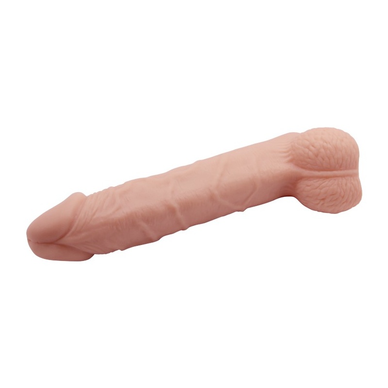 Nakładka przedłużająca na penisa Big Man z jądrami 21 cm - 4