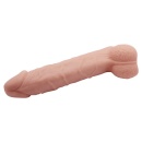 Nakładka przedłużająca na penisa Big Man z jądrami 21 cm - 4