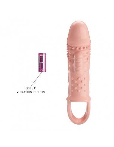 PRETTY LOVE - Cecelia PENIS SLEEVE , Vibration  - Przedłużki i nakładki na penisa - 7
