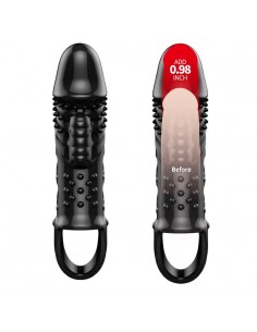 PRETTY LOVE - Cecelia, PENIS SLEEVE, Vibration  - Przedłużki i nakładki na penisa - 1 2