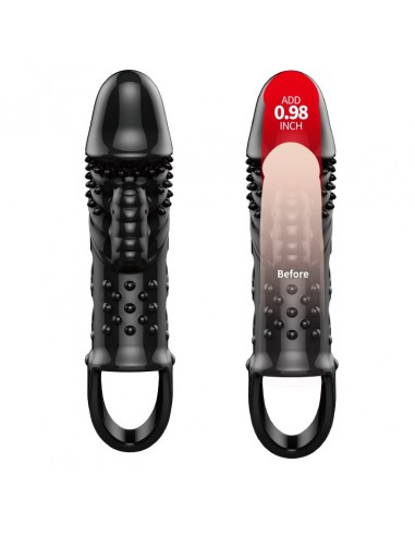 PRETTY LOVE - Cecelia, PENIS SLEEVE, Vibration  - Przedłużki i nakładki na penisa - 2