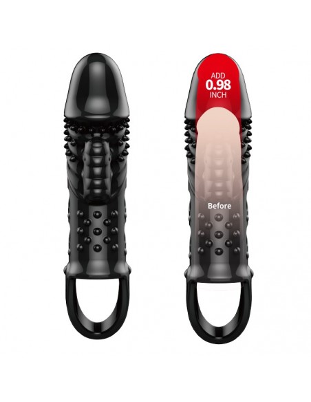 PRETTY LOVE - Cecelia, PENIS SLEEVE, Vibration  - Przedłużki i nakładki na penisa - 2