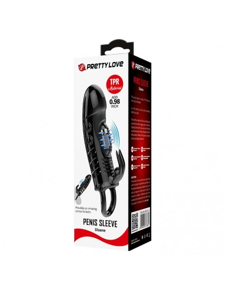 PRETTY LOVE -Sloane, PENIS SLEEVE Vibration  - Przedłużki i nakładki na penisa - 8