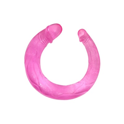 Podwójne dildo Double Dones elastyczne 42 cm - 1
