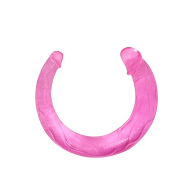 Podwójne dildo Double Dones elastyczne 42 cm - 1 2