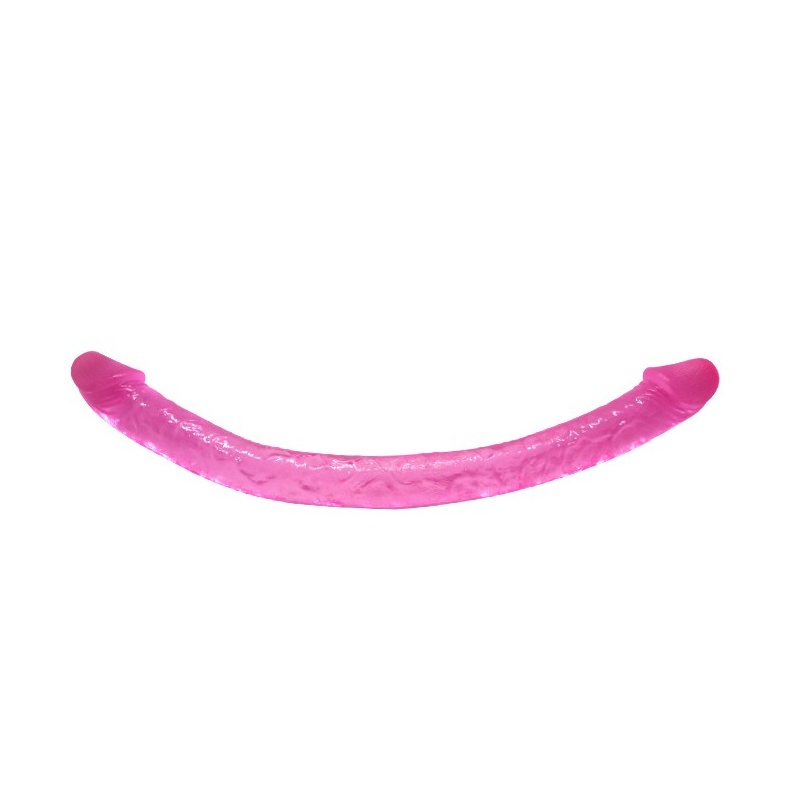 Podwójne dildo Double Dones 45 cm wyginane - 2