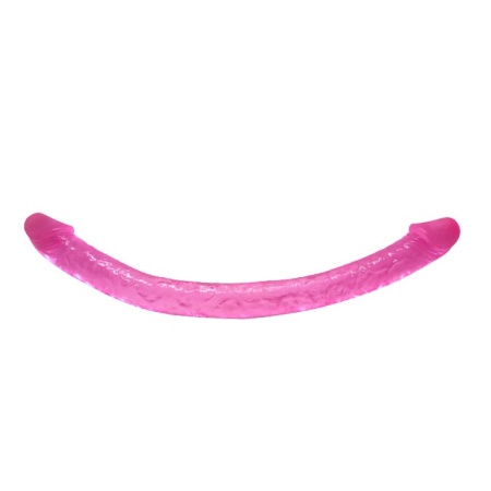 Podwójne dildo Double Dones 45 cm wyginane - 2