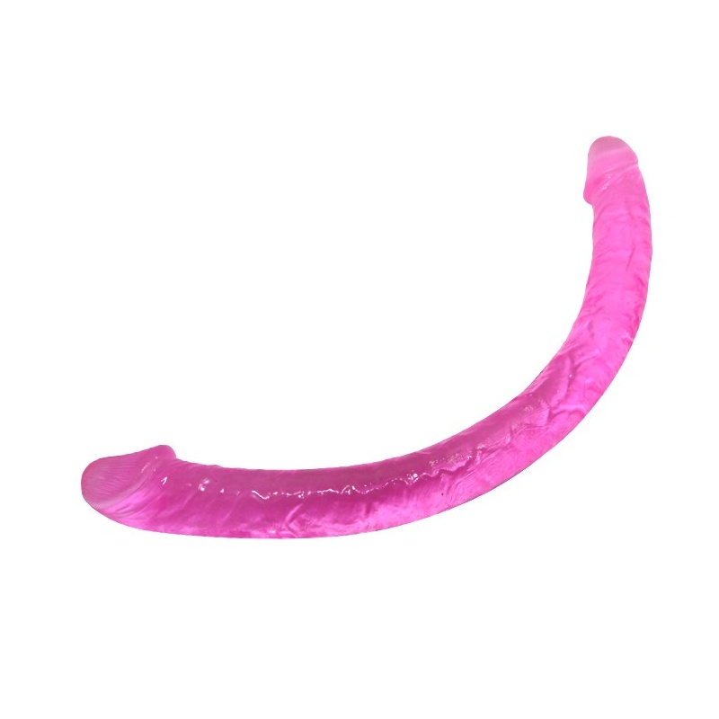 Podwójne dildo Double Dones 45 cm wyginane - 3