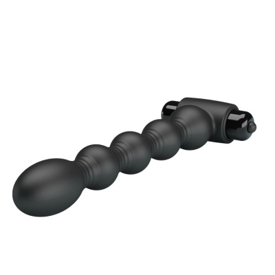 Wibracyjne kulki analne Lynn z 10 funkcjami wibracji, długość 18,2 cm - 1