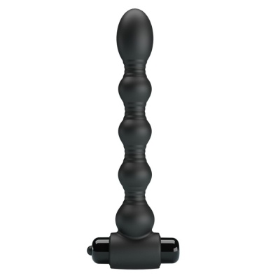 Wibracyjne kulki analne Lynn z 10 funkcjami wibracji, długość 18,2 cm - 1 2