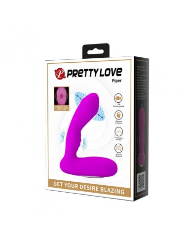PRETTY LOVE -Piper, 12 vibration functions 12 pulse wave settings  - Masażery i stymulatory prostaty - 8
