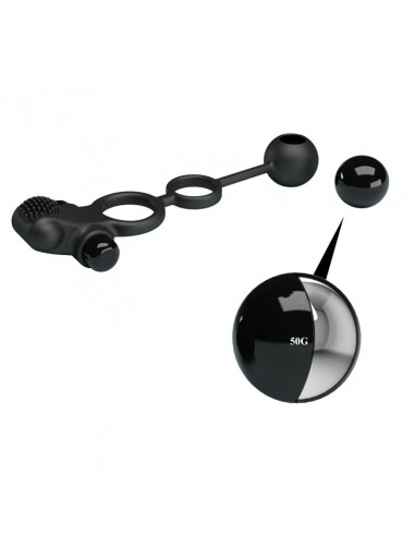 PRETTY LOVE -VIBRATION PENIS SLEEVE IV, 10 vibration functions  - Pierścienie erekcyjne niewibrujące - 5