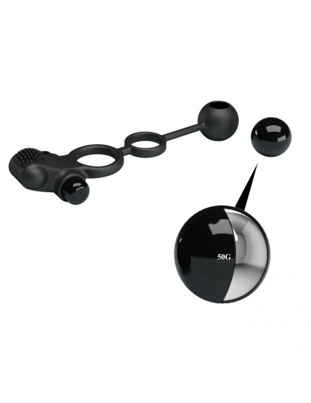 PRETTY LOVE -VIBRATION PENIS SLEEVE IV, 10 vibration functions  - Pierścienie erekcyjne niewibrujące - 5