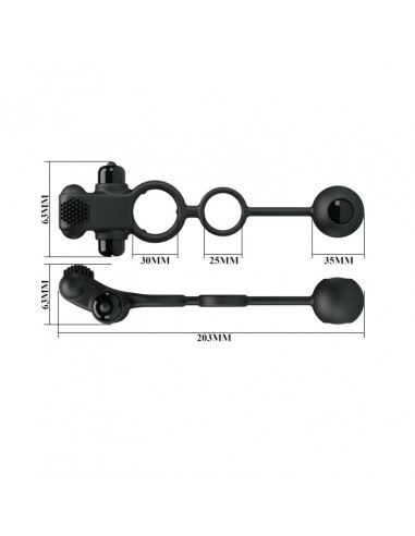 PRETTY LOVE -VIBRATION PENIS SLEEVE IV, 10 vibration functions  - Pierścienie erekcyjne niewibrujące - 8