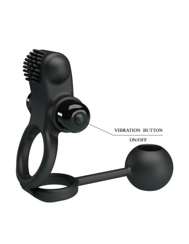 PRETTY LOVE -VIBRATION PENIS SLEEVE IV, 10 vibration functions  - Pierścienie erekcyjne niewibrujące - 9