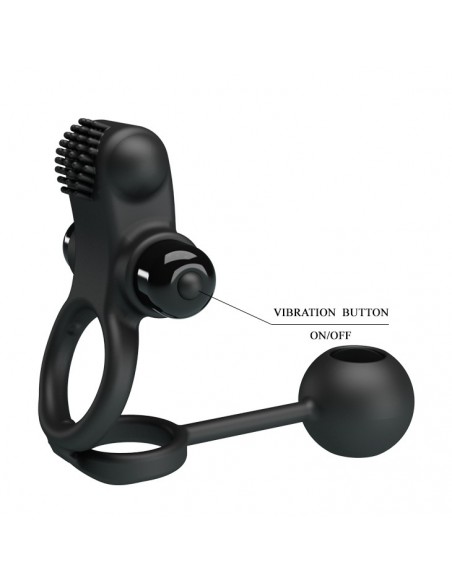 PRETTY LOVE -VIBRATION PENIS SLEEVE IV, 10 vibration functions  - Pierścienie erekcyjne niewibrujące - 9