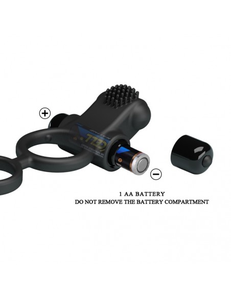 PRETTY LOVE -VIBRATION PENIS SLEEVE IV, 10 vibration functions  - Pierścienie erekcyjne niewibrujące - 10