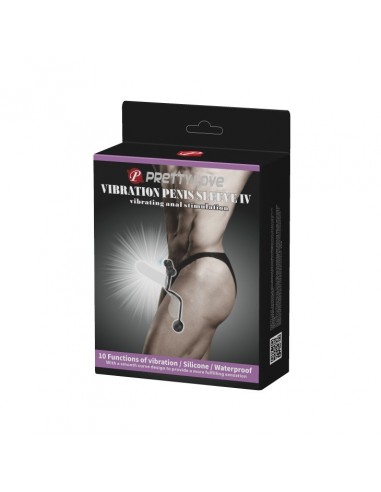 PRETTY LOVE -VIBRATION PENIS SLEEVE IV, 10 vibration functions  - Pierścienie erekcyjne niewibrujące - 11