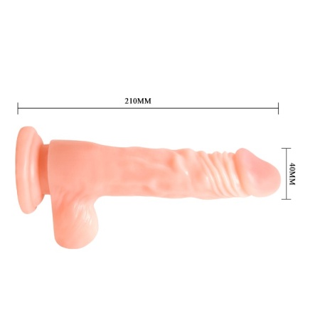 Dildo wibracyjne Cock 8,5 cala z przyssawką - 21,6 cm - 5
