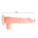 Dildo wibracyjne Cock 8,5 cala z przyssawką - 21,6 cm - 5