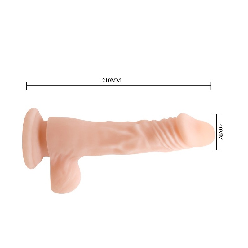 Dildo realistyczne Cock 8,5 cala z przyssawką - 4