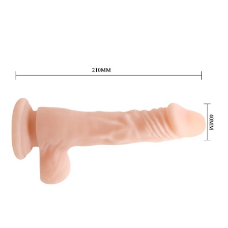 Dildo realistyczne Cock 8,5 cala z przyssawką - 4